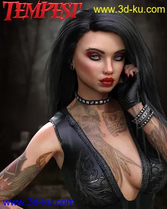 3D打印模型Twizted Girls Tempest for Genesis 8 Female的图片