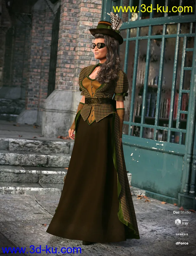 UD Steampunk Fashion模型的图片6