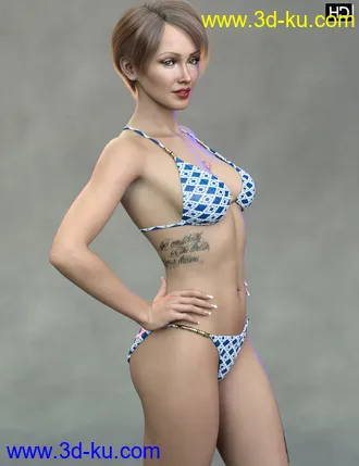 3D打印模型Ulrike HD for Genesis 8 Female的图片