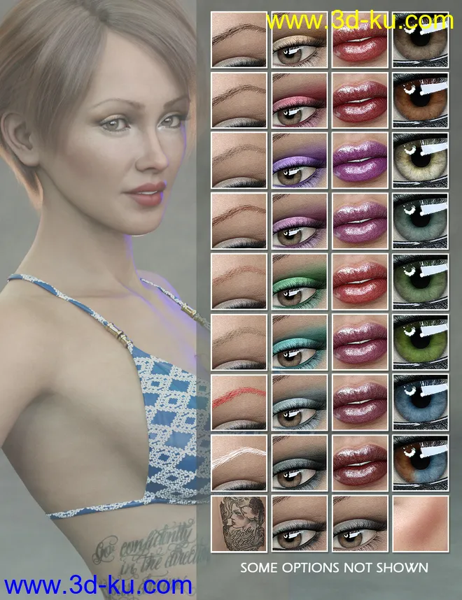 Ulrike HD for Genesis 8 Female模型的图片10