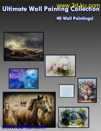3D打印模型Ultimate Wall Painting Collection的图片