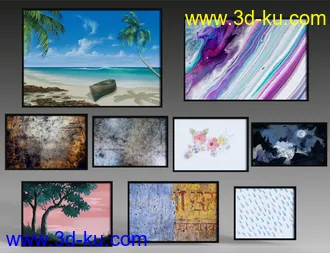 3D打印模型Ultimate Wall Painting Collection的图片