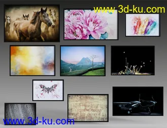 3D打印模型Ultimate Wall Painting Collection的图片