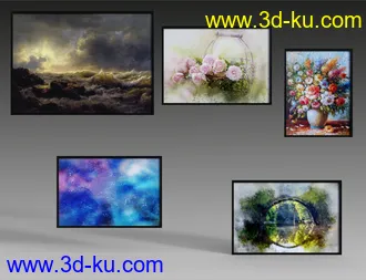 3D打印模型Ultimate Wall Painting Collection的图片