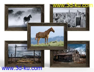 3D打印模型Ultimate Wall Painting Collection - Rustic的图片