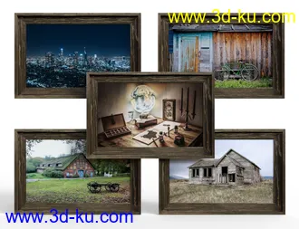 3D打印模型Ultimate Wall Painting Collection - Rustic的图片