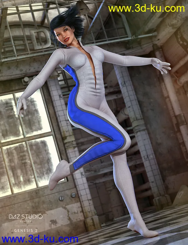 Ultra Bodysuit for Genesis 2 Female(s)模型的图片1