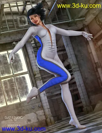 3D打印模型Ultra Bodysuit for Genesis 2 Female(s)的图片