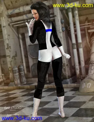 3D打印模型Ultra Bodysuit for Genesis 2 Female(s)的图片