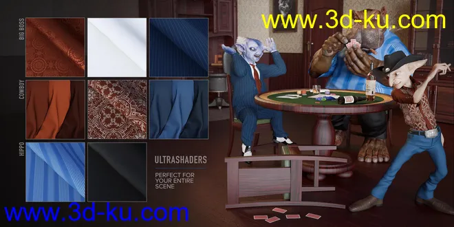 Ultra Shaders - Business Class Fabric Shaders模型的图片13