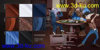 3D打印模型Ultra Shaders - Business Class Fabric Shaders的图片