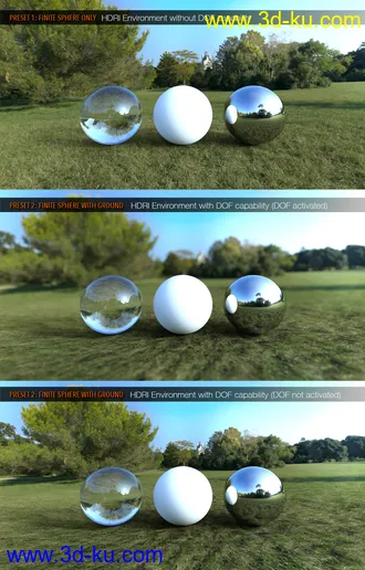 3D打印模型UltraHD IRAY HDRI With DOF - Parks and Creation II的图片