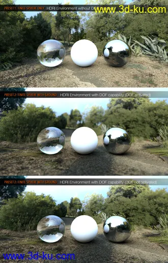 3D打印模型UltraHD IRAY HDRI With DOF - Parks and Creation II的图片