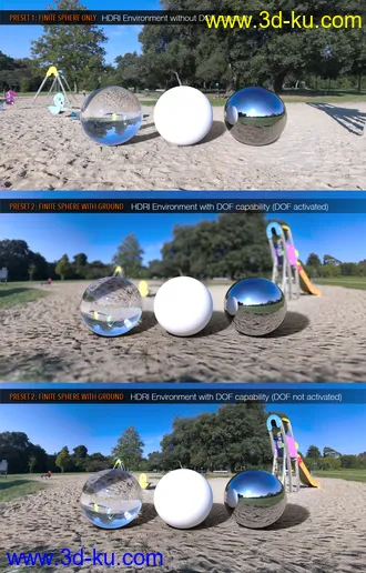 3D打印模型UltraHD IRAY HDRI With DOF - Parks and Creation II的图片