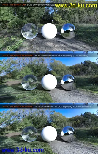 3D打印模型UltraHD IRAY HDRI With DOF - Parks and Creation II的图片