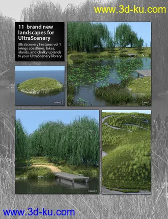 3D打印模型UltraScenery - Landscape Features Volume 1的图片