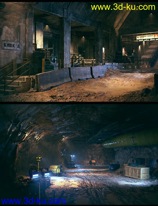 Underground Bunker模型的图片1