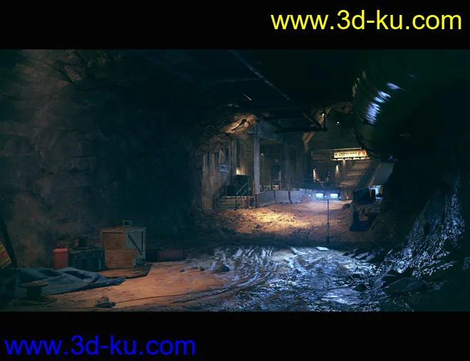 Underground Bunker模型的图片7