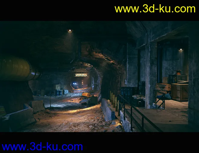 Underground Bunker模型的图片10