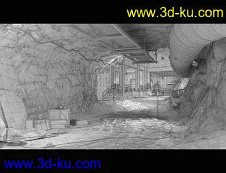 3D打印模型Underground Bunker的图片