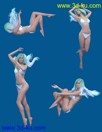 3D打印模型Underwater Poses for Genesis 8 Female的图片