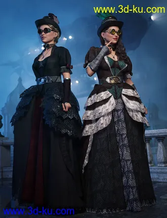 3D打印模型Universal Dress - Brass and Bows的图片