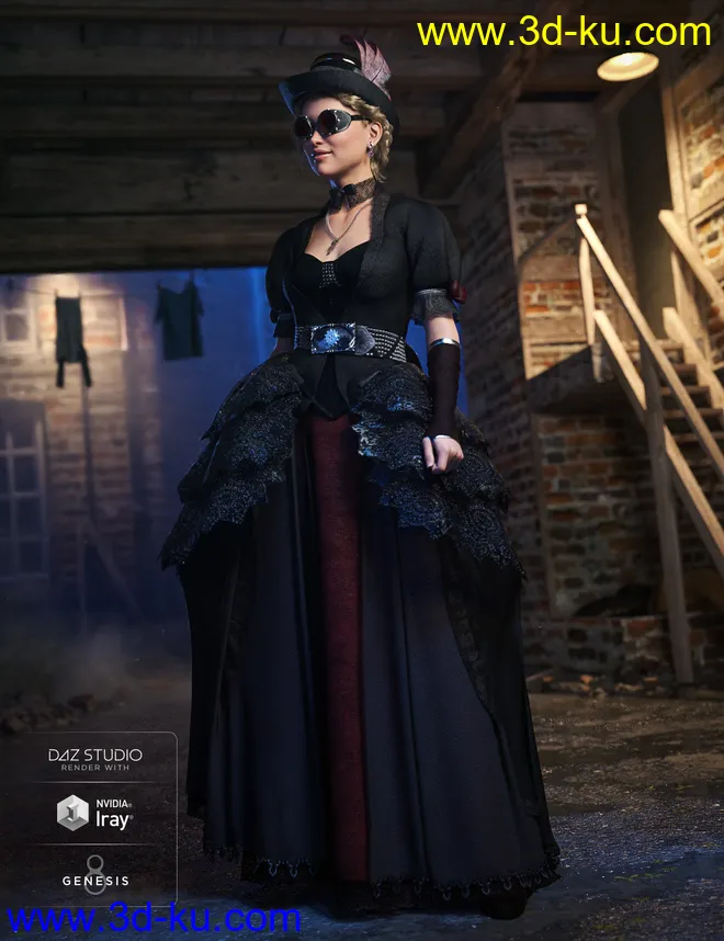 Universal Dress - Brass and Bows模型的图片2