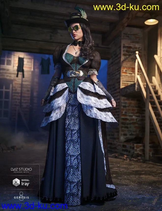 Universal Dress - Brass and Bows模型的图片5