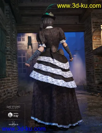 3D打印模型Universal Dress - Brass and Bows的图片