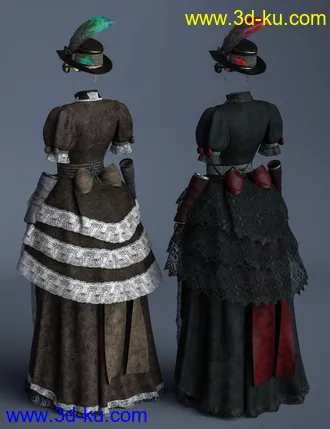 3D打印模型Universal Dress - Brass and Bows的图片