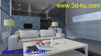 3D打印模型Upper Living Room的图片