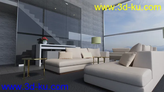 Upper Living Room模型的图片6