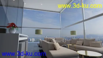 3D打印模型Upper Living Room的图片