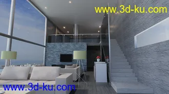 3D打印模型Upper Living Room的图片