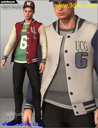3D打印模型Urban College Guy Fashion for Genesis 2 Male(s)的图片