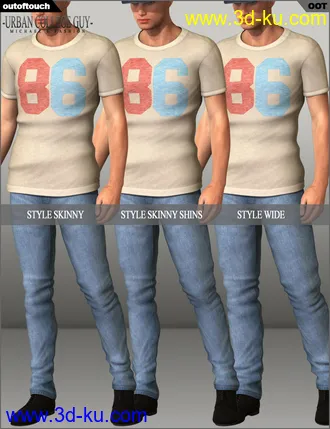 3D打印模型Urban College Guy Fashion for Genesis 2 Male(s)的图片