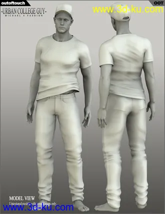 3D打印模型Urban College Guy Fashion for Genesis 2 Male(s)的图片