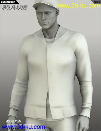 3D打印模型Urban College Guy Fashion for Genesis 2 Male(s)的图片
