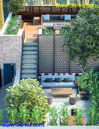 3D打印模型Urban Outdoor Retreat的图片