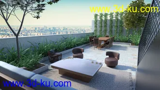 3D打印模型Urban Outdoor Retreat的图片