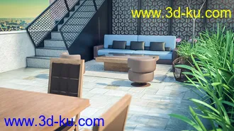 3D打印模型Urban Outdoor Retreat的图片