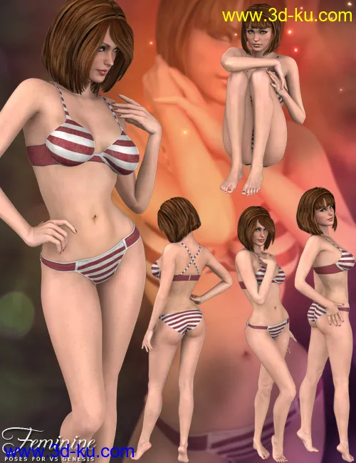 V5 Feminine Poses模型的图片5