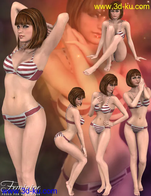 V5 Feminine Poses模型的图片6