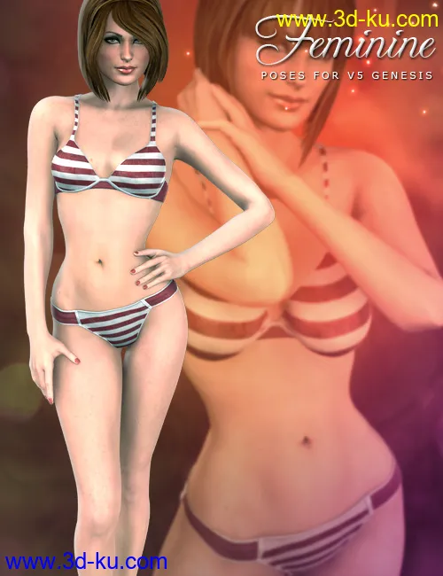 V5 Feminine Poses模型的图片9