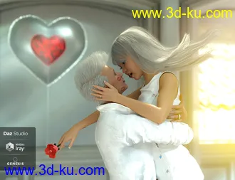 3D打印模型Valentine's Kit for Genesis 3 & 8的图片
