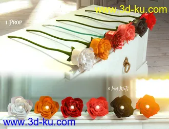 3D打印模型Valentine's Kit for Genesis 3 & 8的图片