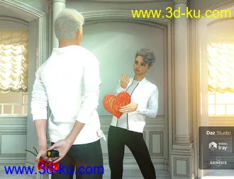 3D打印模型Valentine's Kit for Genesis 3 & 8的图片