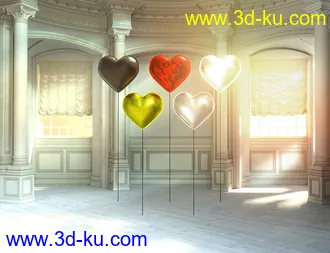 3D打印模型Valentine's Kit for Genesis 3 & 8的图片
