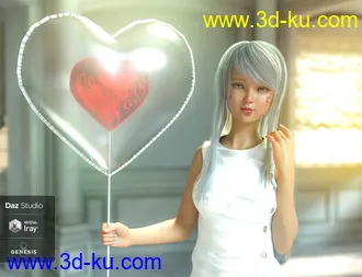 3D打印模型Valentine's Kit for Genesis 3 & 8的图片