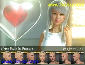 3D打印模型Valentine's Kit for Genesis 3 & 8的图片